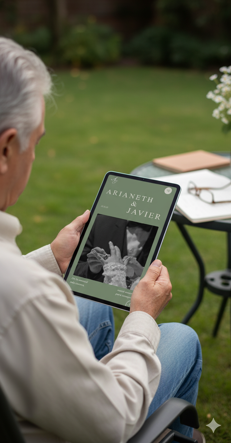 Wedding invitation project preview