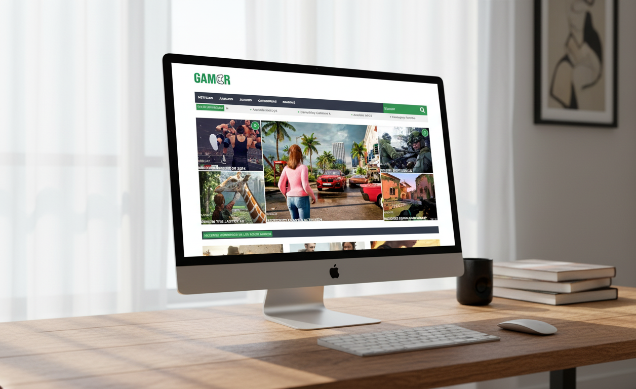 Gamer blog project preview